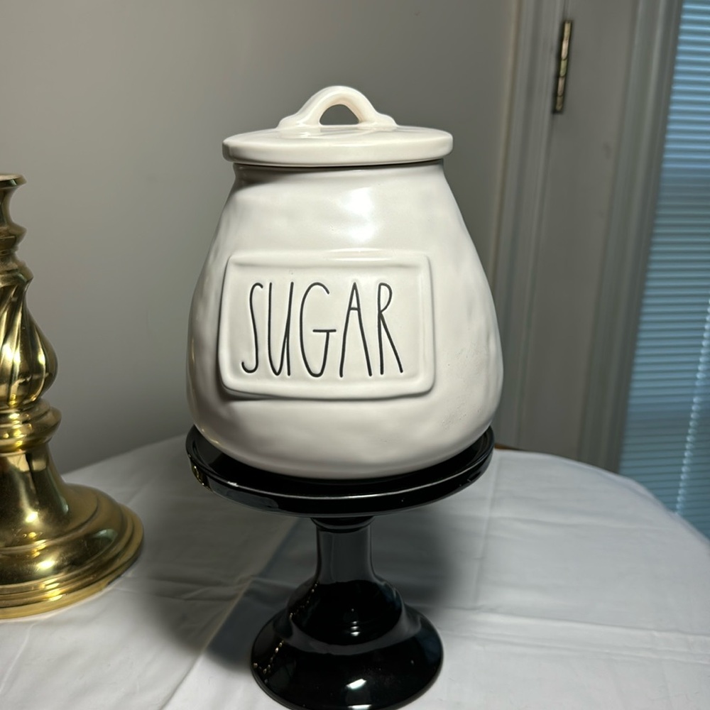 White Sugar canister